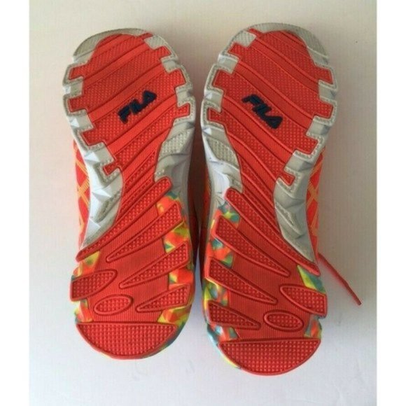 FILA Dimension Track 2 Energized Running Shoes Sneakers Coral Multi Sz.8.5 - Picture 9 of 10